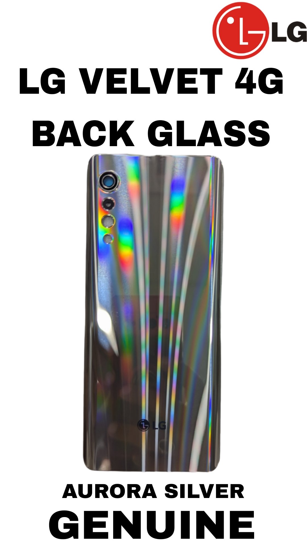 LG VELVET 4G ORIGINAL BACK GLASS