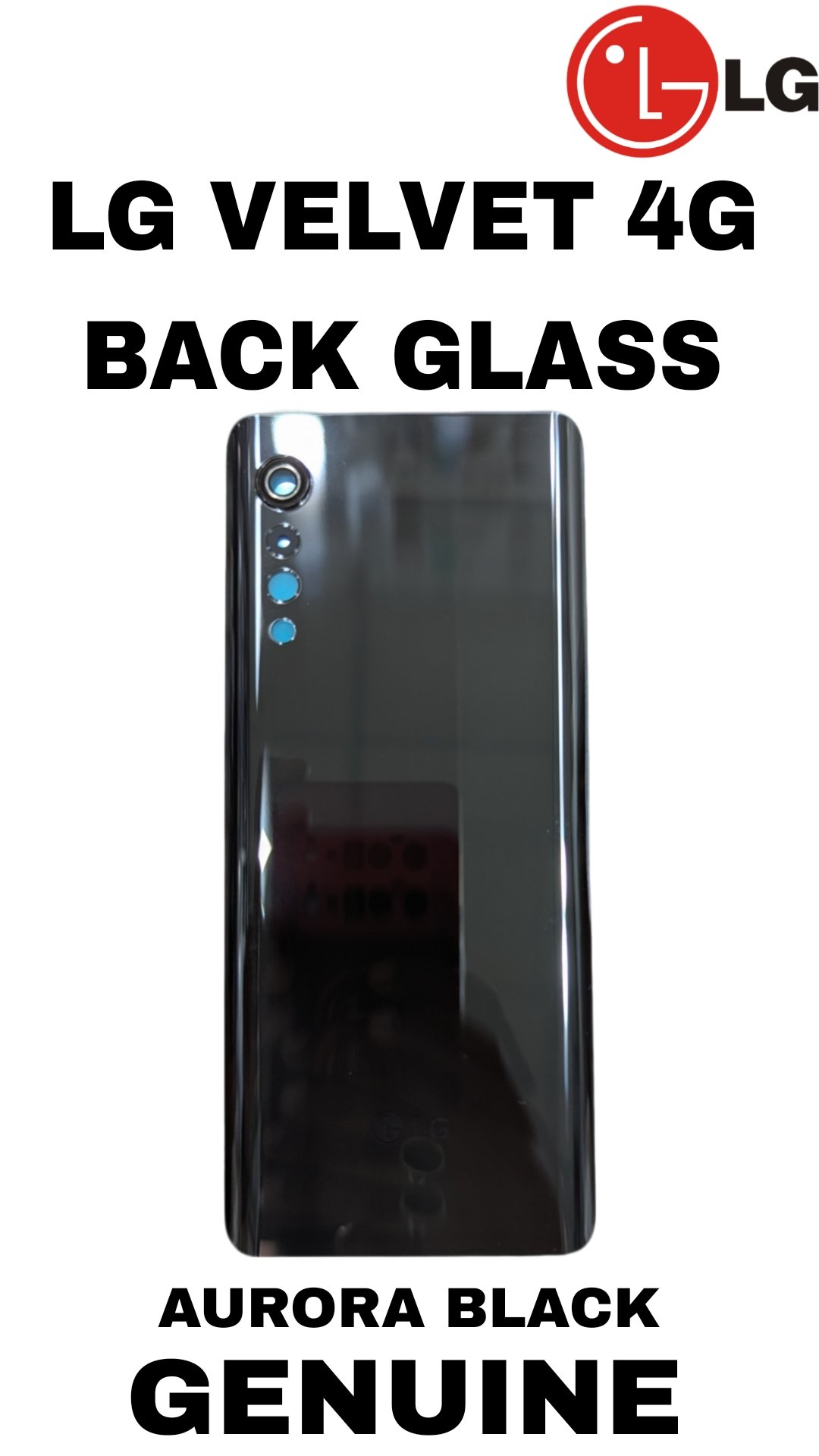 LG VELVET 4G ORIGINAL BACK GLASS